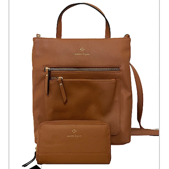 Nanette Lepore Handbags - Nanette Lepore | Rayna Tan Convertible Backpack